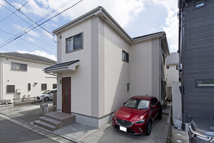 屋根外壁塗装＋ローラーストーン工事
